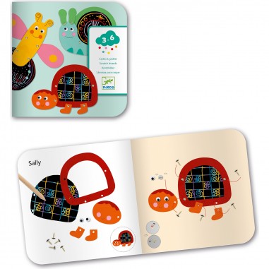 Cartes à gratter - gratte les animaux rigolos - Djeco