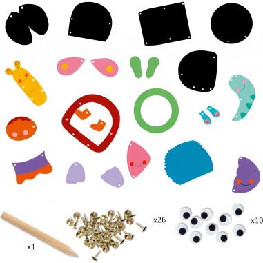 Cartes à gratter - gratte les animaux rigolos - Djeco