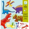 Peinture et Fabrication - Petits pantins dinosaures - Djeco