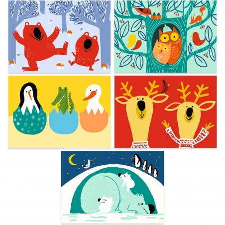 Cartes à gratter - Apprendre sur les animaux - Dès 18 mois - Djeco