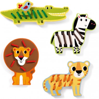 Jeu de laçage - Lassanimo - Djeco