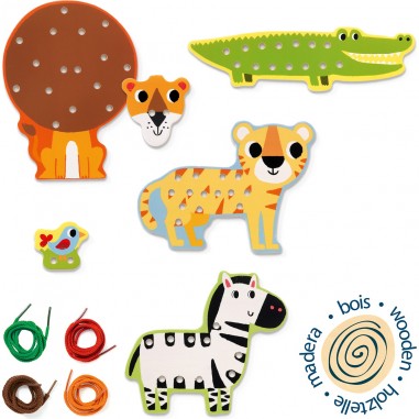 Jeu de laçage - Lassanimo - Djeco