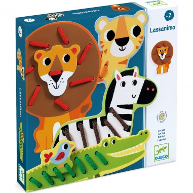 Jeu de laçage - Lassanimo - Djeco