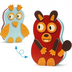 Inzebox Animo - magnets en bois - Djeco
