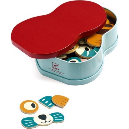 Inzebox Animo - magnets en bois - Djeco