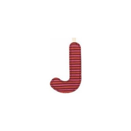 Lettre en tissu - J