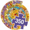 Puzzle 350 pièces rond - Puzzle observation : Histoire - Djeco