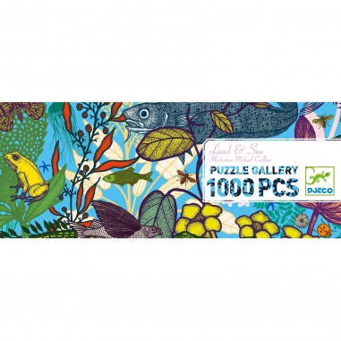 Puzzle gallery - Land and Sea - 1000 pièces - Djeco