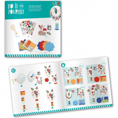 Ballons à décorer animaux - Do it Yourself - Djeco