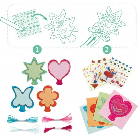 Baguettes magiques petites fées - Do it Yourself - Djeco