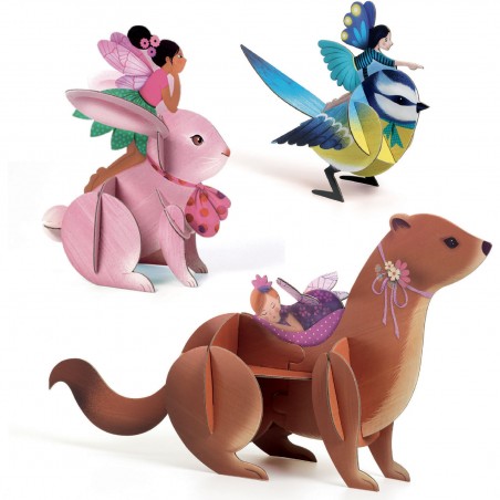 Fairy Box coffret 6 activités créatives - Thème des fées - Djeco