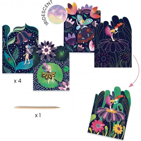 Fairy Box coffret 6 activités créatives - Thème des fées - Djeco