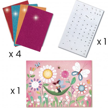 Fairy Box coffret 6 activités créatives - Thème des fées - Djeco