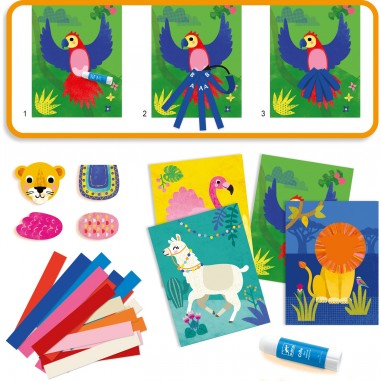 Collages - Avec des bouclettes - Djeco