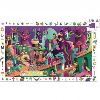 Puzzle 200 pièces : Observation : Dans un jeu vidéo - Djeco