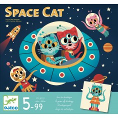 Jeu d'adresse et de stratégie Space Cat - Djeco