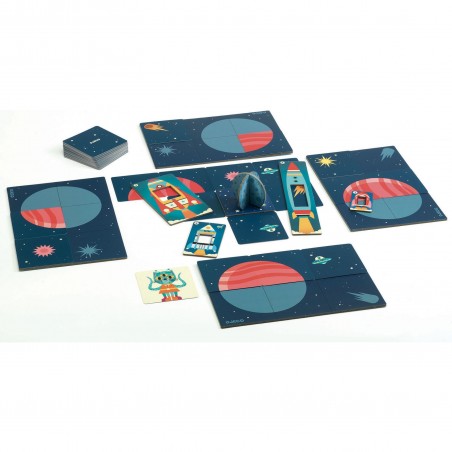 Jeu d'adresse et de stratégie Space Cat - Djeco