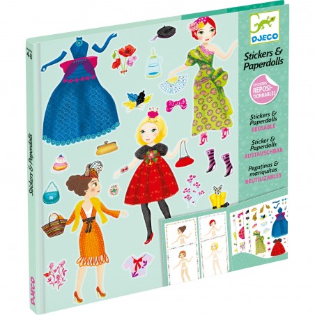 Stickers Autocollants Vêtements de poupées - Trop mode... - Djeco