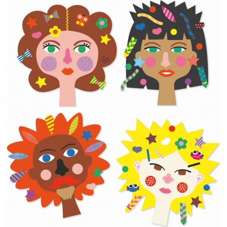 Stickers - Apprendre à découper - Coiffeur - Djeco