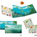 Stickers repositionnables - Les aventures en mer - Djeco