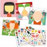 Stickers - Créer des visages : Tous différents - Djeco