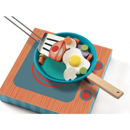 Set de dînette : Ustensiles cuisine - Cook et Scratch - Djeco