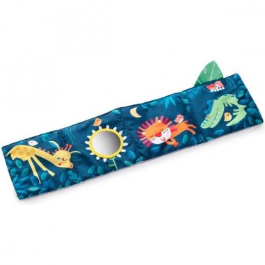 Livre en tissu bébé accordéon - Imagier Jungle - Lilliputiens