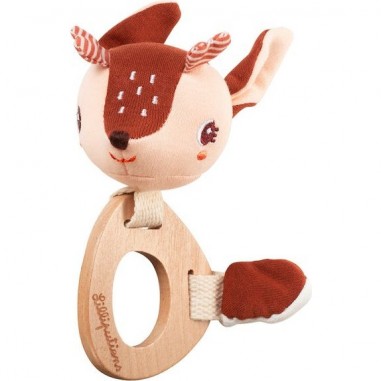 Stella hochet en bois éco - Lilliputiens