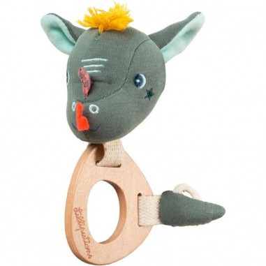 Joe Le Dragon - hochet en bois éco - Lilliputiens