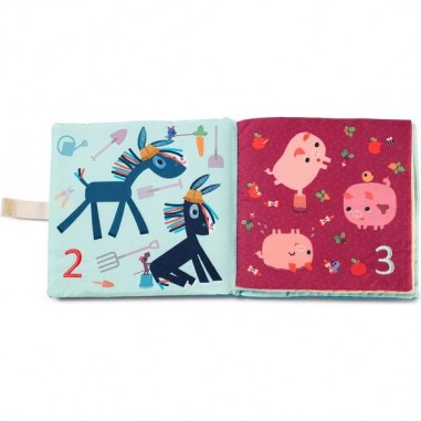 Livre bébé - Apprendre à compter - 1 2 3 - Lilliputiens