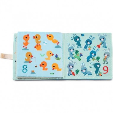 Livre bébé - Apprendre à compter - 1 2 3 - Lilliputiens