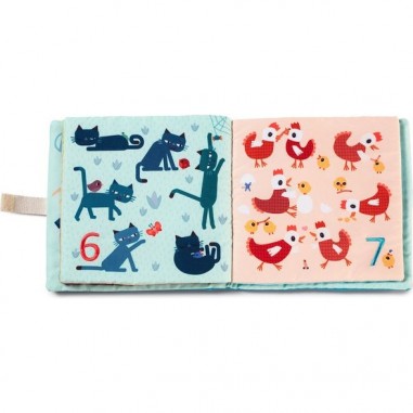 Livre bébé - Apprendre à compter - 1 2 3 - Lilliputiens