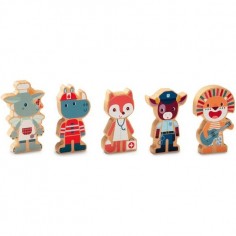 Figurines en bois supers métiers - Lilliputiens