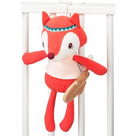 Peluche Musicale cotion bio : Alice la renarde - Lilliputiens