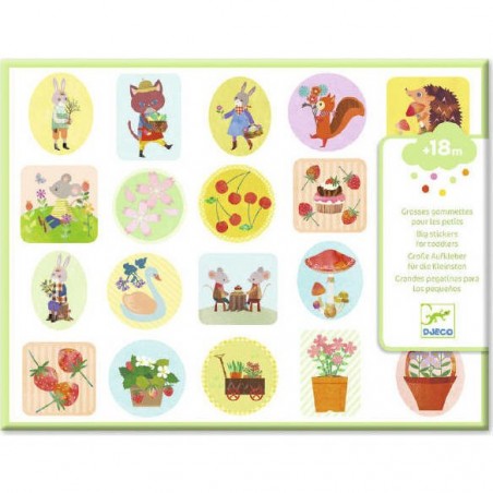 Grandes gommettes pour les petits - Le Jardin