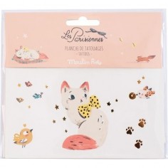 Tatouages chat les parisiennes - Moulin Roty 2