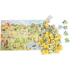 Puzzle explorateur la forêt 96 pièces - Moulin Roty