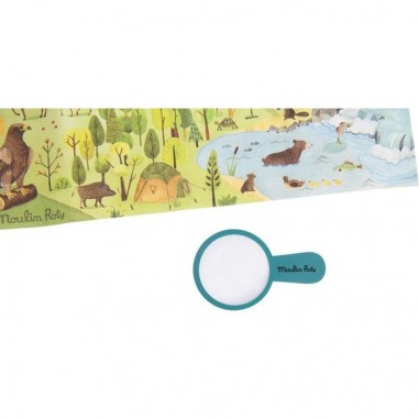 Puzzle explorateur la forêt 96 pièces - Moulin Roty