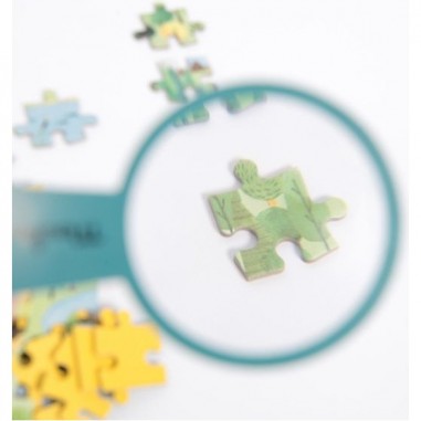 Puzzle explorateur la forêt 96 pièces - Moulin Roty