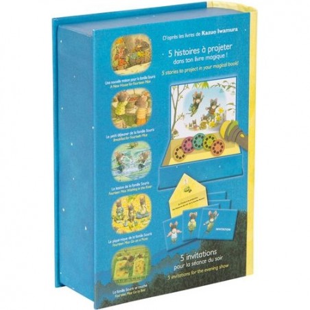 Lampe à histoires livre La famille Souris Ecole des loisirs - Moulin Roty