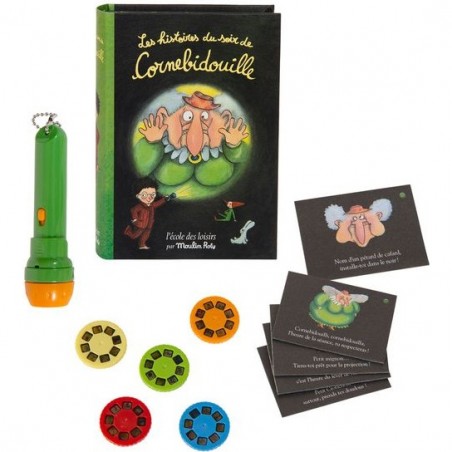 Lampe à histoires livre Cornebidouille Ecole des loisirs - Moulin Roty