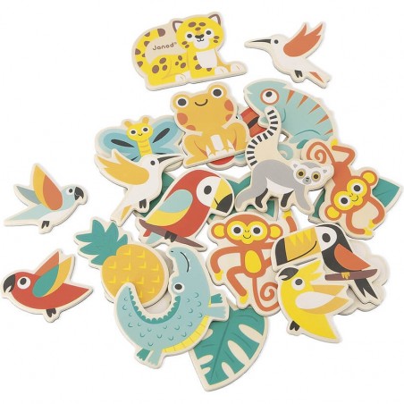 Magnets tropicaux 24 pièces Tropik - Janod