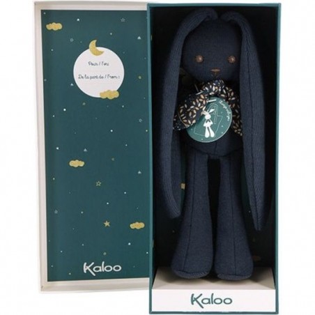 Doudou Petit Lapinoo bleu nuit - Kaloo