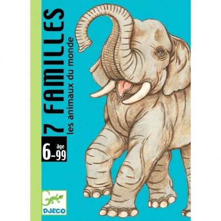 Jeu de 7 Familles Animaux du monde - Jeu de cartes Djeco