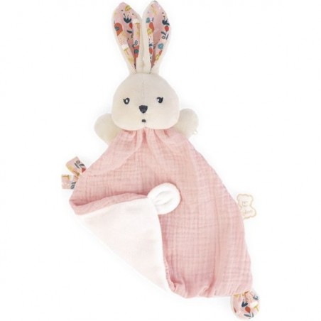 Doudou lapin Rose Coquelicot - K'Doux - Kaloo
