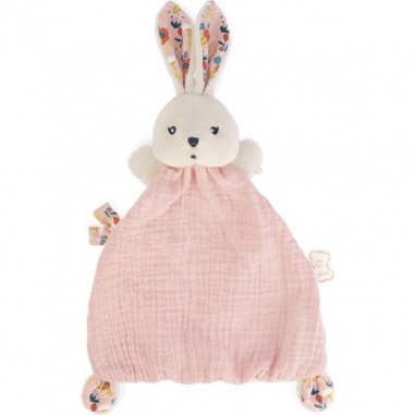 Doudou lapin Rose Coquelicot - K'Doux - Kaloo