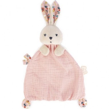 Doudou lapin Rose Coquelicot - K'Doux - Kaloo