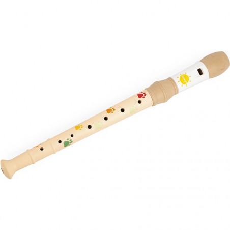 5 instruments en bois - Castagnettes, flute, Xylo, Tambourin - Sunshine - Janod