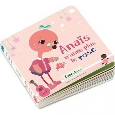 Livre Réversible "Anaïs n'aime Plus Le Rose" - Lilliputiens Livre Réversible "Anaïs n'aime Plus Le Rose" - Lilliputiens