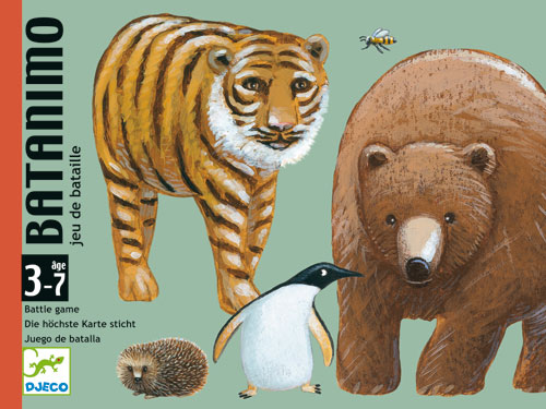 Djeco jeu de bataille Batanimaux